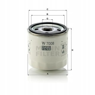 Filtr oleju Mann Filter W 7008