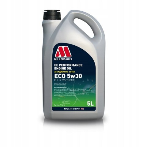 OLEJ SILNIKOWY SYNTETYCZNY MILLERS OILS EE PERFORMANCE ECO 5W30 ESTRY 5L