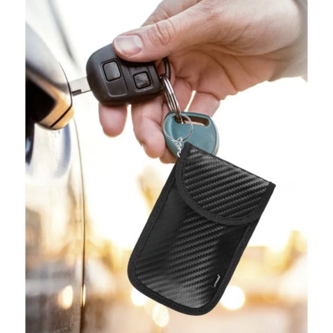 POKROWIEC KEYLESS ETUI NA KLUCZYK KLUCZYKI X2 BLOKADA SYGNAŁU ZESTAW