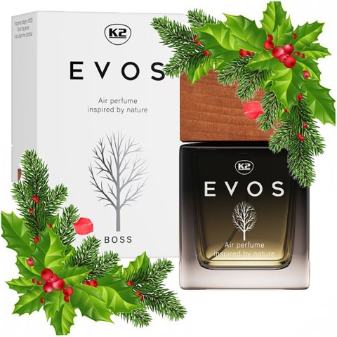 ZAPACH SAMOCHODOWY PERFUMY DO SAMOCHODU STYLOWY FLAKON K2 EVOS BOSS MĘSKI ZAPACH SAMOCHODOWY PERFUMY DO SAMOCHODU STYLOWY FLAKON K2 EVOS BOSS MĘSKI