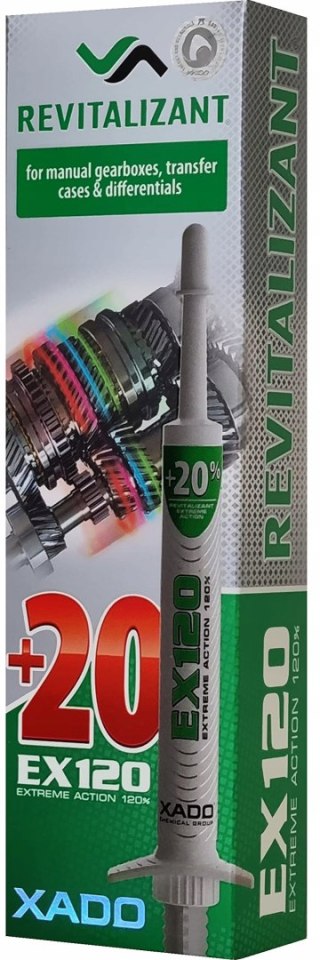XADO EX120 DO SKRZYŃ MOSTÓW REDUKTORÓW Regenerator