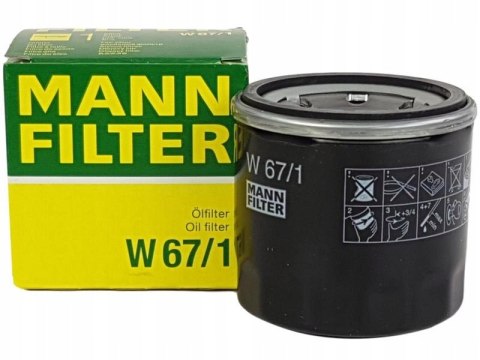 Filtr oleju MANN-FILTER W 67/1