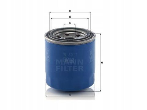 Filtr oleju MANN-FILTER W 8017