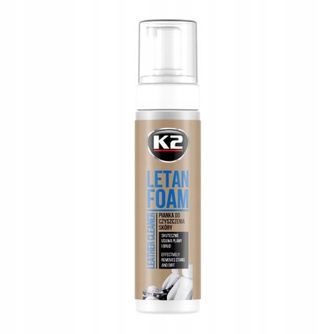 K2 LETAN FOAM 200ml Pianka do czyszczenia skóry