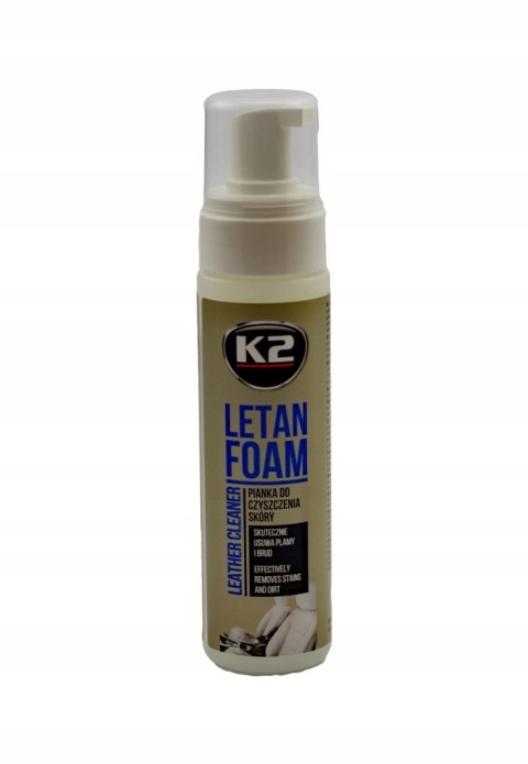 K2 LETAN FOAM 200ml Pianka do czyszczenia skóry