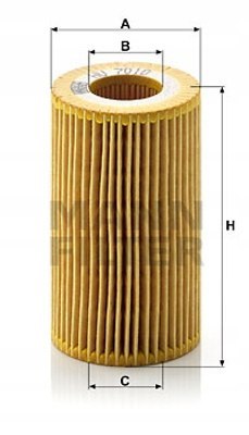 Filtr oleju MANN-FILTER HU 7010 Z