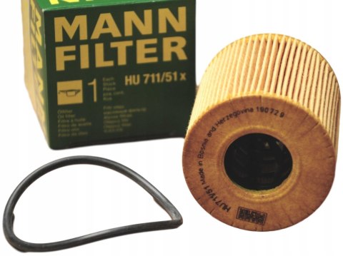 Filtr oleju MANN-FILTER HU711/51 x