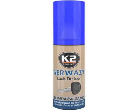 Odmrażacz do zamków K2 GERWAZY 50 ML