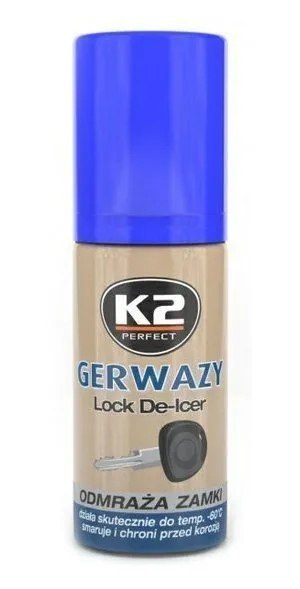 Odmrażacz do zamków K2 GERWAZY 50 ML