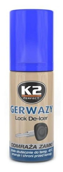 Odmrażacz do zamków K2 GERWAZY 50 ML