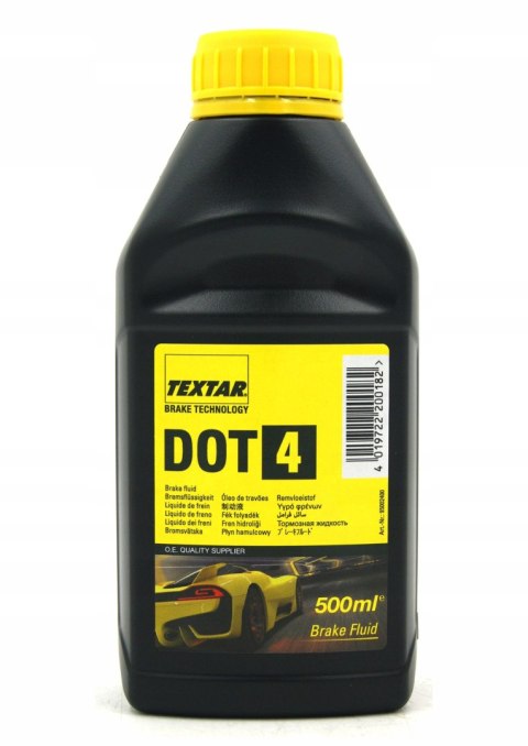 Płyn hamulcowy Textar Dot 4 0,5L Płyn hamulcowy Textar Dot 4 0,5L
