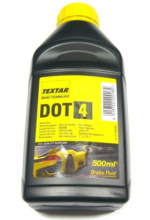 Płyn hamulcowy Textar Dot 4 0,5L Płyn hamulcowy Textar Dot 4 0,5L