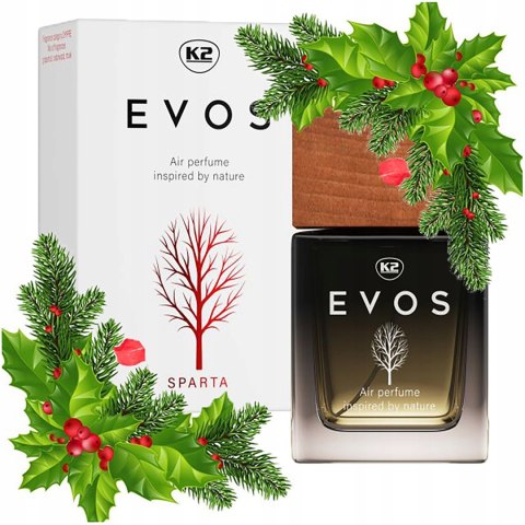 ZAPACH SAMOCHODOWY PERFUMY DO SAMOCHODU STYLOWY FLAKON K2 EVOS SPARTA ZAPACH SAMOCHODOWY PERFUMY DO SAMOCHODU STYLOWY FLAKON K2 EVOS SPARTA