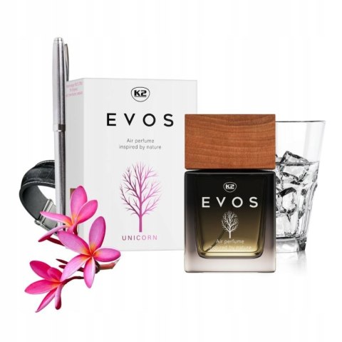 ZAPACH SAMOCHODOWY PERFUMY DO SAMOCHODU STYLOWY FLAKON K2 EVOS UNICORN ZAPACH SAMOCHODOWY PERFUMY DO SAMOCHODU STYLOWY FLAKON K2 EVOS UNICORN