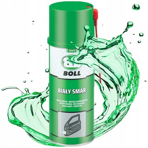 BIAŁY SMAR CHRONI ZMNIEJSZA TARCIE KONSERWUJE IZOLUJE BOLL 400 ml BIAŁY SMAR CHRONI ZMNIEJSZA TARCIE KONSERWUJE IZOLUJE BOLL 400 ml