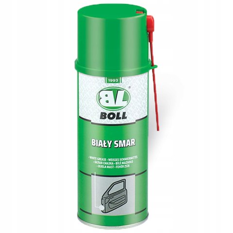 BIAŁY SMAR CHRONI ZMNIEJSZA TARCIE KONSERWUJE IZOLUJE BOLL 400 ml BIAŁY SMAR CHRONI ZMNIEJSZA TARCIE KONSERWUJE IZOLUJE BOLL 400 ml