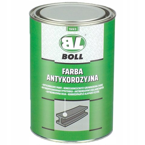 FARBA ANTYKOROZYJNA OCHRONNA PODKŁAD NA BAZIE ŻYWICY FTALOWEJ BOLL 1000ml FARBA ANTYKOROZYJNA OCHRONNA PODKŁAD NA BAZIE ŻYWICY FTALOWEJ BOLL 1000ml