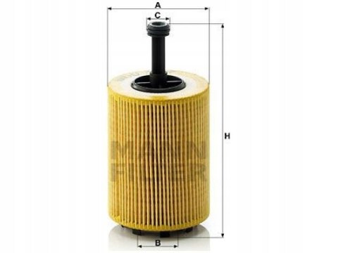 Filtr oleju MANN-FILTER HU719/7x