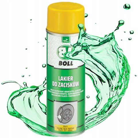 LAKIER FARBA DO MALOWANIA ZACISKÓW ODPORNY POŁYSK ŻÓŁTY BOLL 500ML LAKIER FARBA DO MALOWANIA ZACISKÓW ODPORNY POŁYSK ŻÓŁTY BOLL 500ML