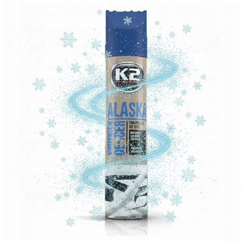 ODMRAŻACZ DO SZYB SKUTECZNY ZE SKROBACZKA K2 ALASKA SPRAY -70 st. 300 ml