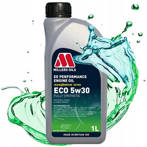 OLEJ SILNIKOWY SYNTETYCZNY MILLERS OILS EE PERFORMANCE ECO 5W30 ESTRY 1L
