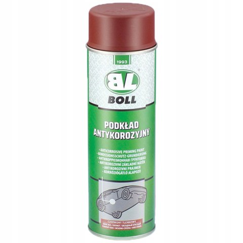 PODKŁAD ANTYKOROZYJNY UNIWERSALNY ODPORNY SPRAY CZERWONY BOLL 500ml PODKŁAD ANTYKOROZYJNY UNIWERSALNY ODPORNY SPRAY CZERWONY BOLL 500ml