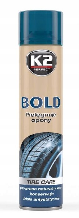 Spray do nabłyszczania i pielęgnacji opon K2 Bold Spray do nabłyszczania i pielęgnacji opon K2 Bold