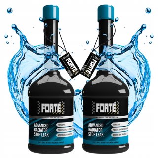 2x FORTE ADVANCED RADIATOR STOP LEAK DO CHŁODNIC USZCZELNIA BRAK WYCIEKÓW