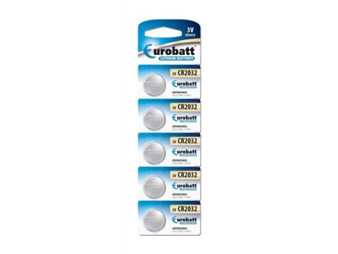 5x BATERIA CR2032 LITOWA 3V alkaliczna 2032 ZEGARKA BUDZIKA KLUCZYKA PILOTA