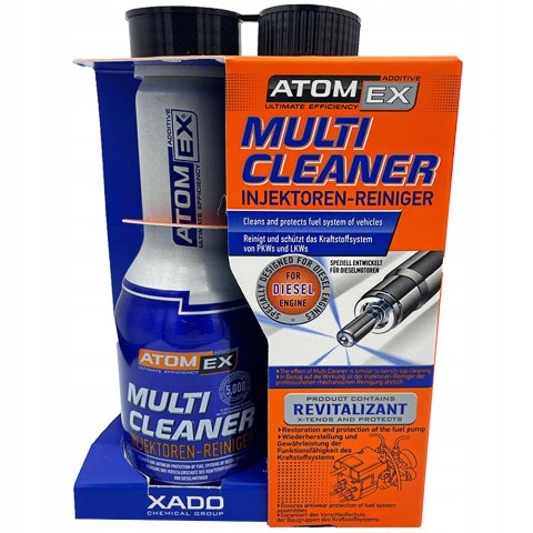 XADO ATOMEX DIESEL MULTI CLEANER CZYŚCI WTRYSKI USUWA WODĘ PRZYWRACA MOC