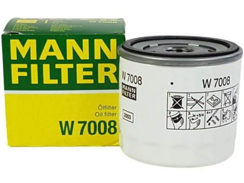 Filtr oleju Mann Filter W 7008