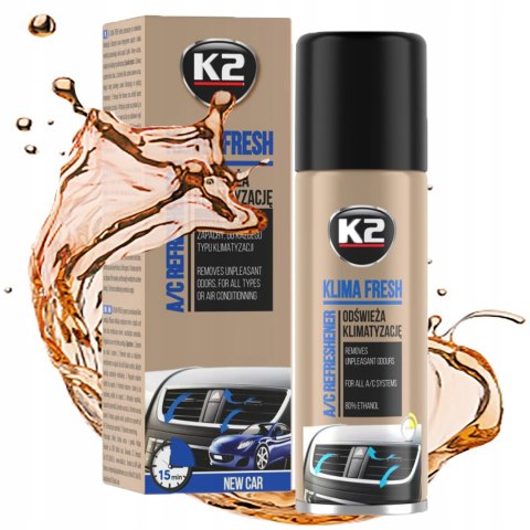GRANAT PREPARAT DO ODŚWIEŻANIA KLIMATYZACJI K2 KLIMA FRESH NEW CAR