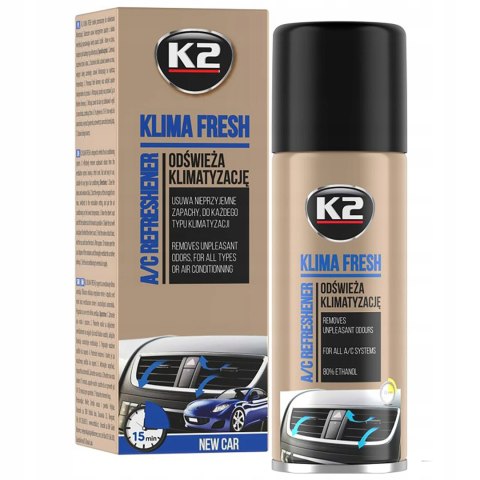 GRANAT PREPARAT DO ODŚWIEŻANIA KLIMATYZACJI K2 KLIMA FRESH NEW CAR