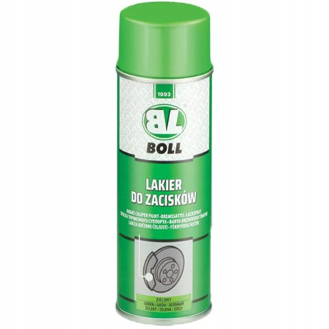 LAKIER FARBA DO MALOWANIA ZACISKÓW ODPORNY POŁYSK ZIELONY BOLL 400ML