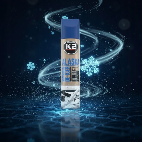 ODMRAŻACZ DO SZYB SKUTECZNY ZE SKROBACZKA K2 ALASKA SPRAY -70 st. 300 ml
