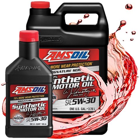 OLEJ SILNIKOWY SYNTETYCZNY AMSOIL 5W30 SIGNATURE SERIES 100% SYNTH ASL 4,73