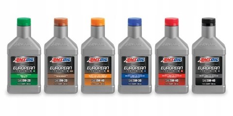 OLEJ SILNIKOWY SYNTETYCZNY AMSOIL 5W40 EUROPEAN MOTOR OIL FULL SAP EFM 3,78