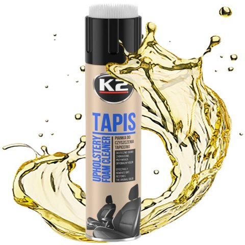PIANKA PŁYN DO PRANIA CZYSZCZENIA TAPICERKI K2 TAPIS SPRAY SZCZOTKA