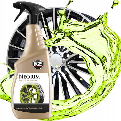 PŁYN ŚRODEK NEONOWY PREPARAT DO CZYSZCZENIA MYCIA FELG OPON K2 NEORIM
