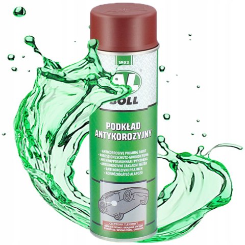 PODKŁAD ANTYKOROZYJNY UNIWERSALNY ODPORNY SPRAY CZERWONY BOLL 500ml