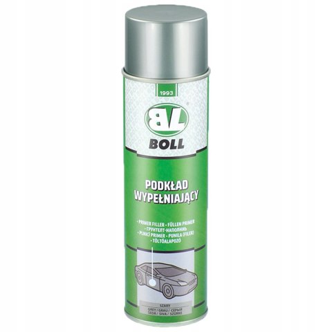 PODKŁAD WYPEŁNIAJĄCY WYRÓWNUJĄCY AKRYLOWY SZYBKOSCHNĄCY SPRAY SZARY BOLL