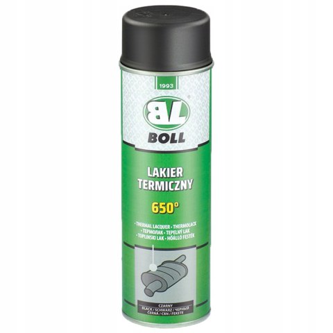 SPECJALISTYCZNY LAKIER DO WYSOKICH TEMPERATUR TERMICZNY CZARNY SPRAY BOLL