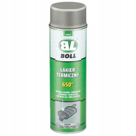 SPECJALISTYCZNY LAKIER DO WYSOKICH TEMPERATUR TERMICZNY SREBRNY SPRAY BOLL