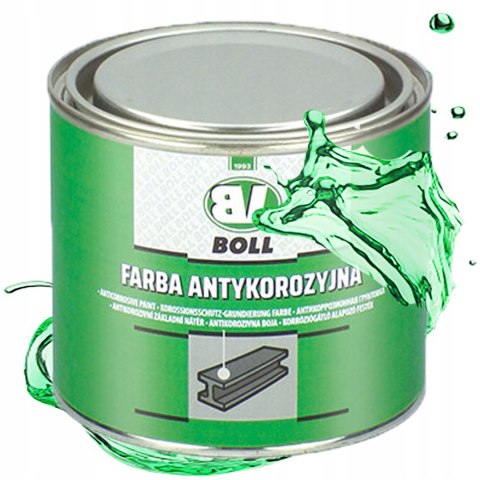 FARBA ANTYKOROZYJNA OCHRONNA PODKŁAD NA BAZIE ŻYWICY FTALOWEJ BOLL 500ml