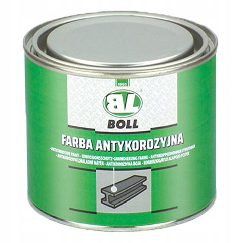 FARBA ANTYKOROZYJNA OCHRONNA PODKŁAD NA BAZIE ŻYWICY FTALOWEJ BOLL 500ml