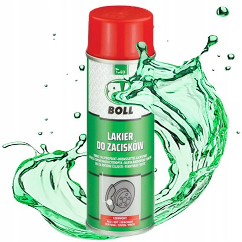 LAKIER FARBA DO MALOWANIA ZACISKÓW ODPORNY POŁYSK CZERWONY BOLL 400ML