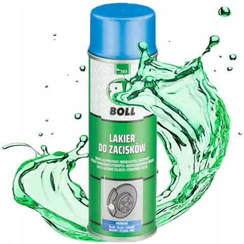 LAKIER FARBA DO MALOWANIA ZACISKÓW ODPORNY POŁYSK NIEBIESKI BOLL 400ML