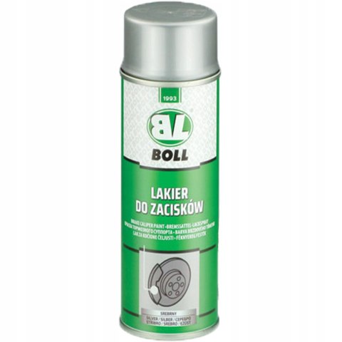 LAKIER FARBA DO MALOWANIA ZACISKÓW ODPORNY POŁYSK SREBRNY BOLL 400ML