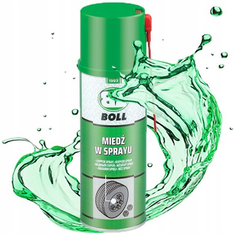 MIEDŹ W SPRAY U WYSOKOTEMPERATUROWY Z MIEDZIĄ CHRONI SMAR BOLL 400ML