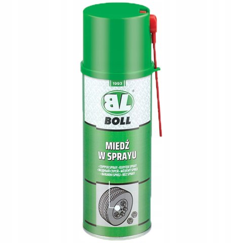 MIEDŹ W SPRAY U WYSOKOTEMPERATUROWY Z MIEDZIĄ CHRONI SMAR BOLL 400ML